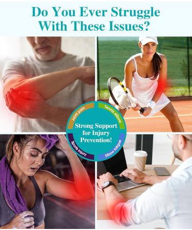 Elbow Brace for Cubital Tunnel & Tennis Elbow - Adjustable Tendonitis Support Splint for Men & Women - Ideal Ulnar Nerve Entrapment Relief - Buy Online on GoSupps.com