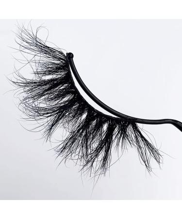 2Pair 28-30mm Long Mink Fur Handmade False Eyelashes - Fashion Fluffy Mink Lashes - Buy Online on GoSupps.com