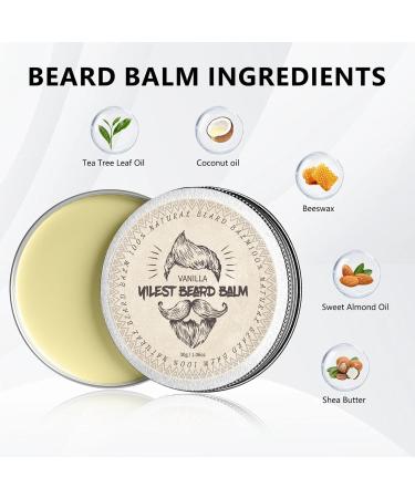 Large men's beard tin with screw-top lid lightweight moisturizer that softens and nourishes thick beard hair premium refreshing scent ideal gift for fathers and boyfriends 30g - Buy Online on GoSupps.com