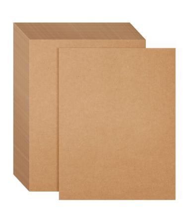 50 Sheets of Brown Kraft Paper or Wedding  Party Invitations  Announcements  Drawing  DIY Projects  Arts and Crafts  Scrapbooking  Letter Size  176gsm (8.5 x 11 Inches)