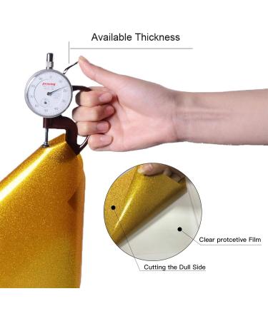 HTVRONT Glitter Heat Transfer Vinyl HTV Bundle - 13 Pack 12x10 Iron On Vinyl for T-Shirt - Easy to Cut & Press - 9 Assorted Colors with Teflon Sheet - Heat Press Vinyl Kit - Buy Online on GoSupps.com