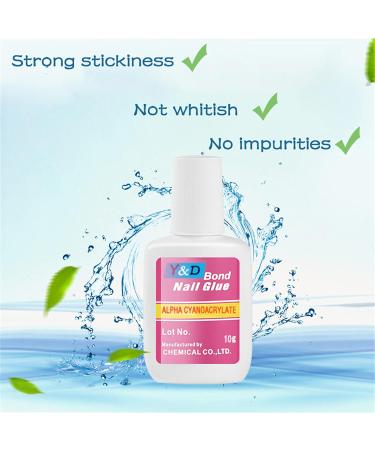 5 Pieces Nail Glue Quick Nail Tip Glue Extra-Strong Nail Glue False Nail Adhesive Quick Dry Super Strong Nail Tip for Artificial Acrylic Nails Tips Professional Quality Salon Use 5PCS Nail Glue - Buy Online on GoSupps.com