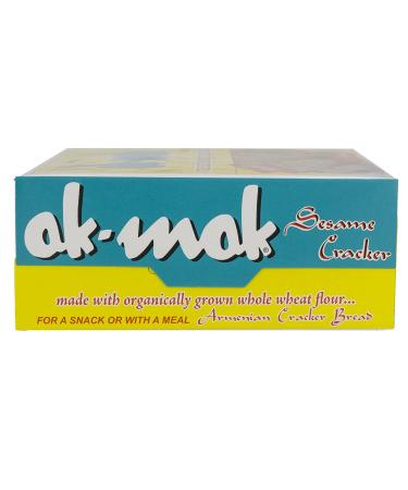 Ak-Mak Sesame Crackers 4.15-Ounce Boxes (Pack of 3) - Nutritious Whole Grain Snack - Buy Online on GoSupps.com