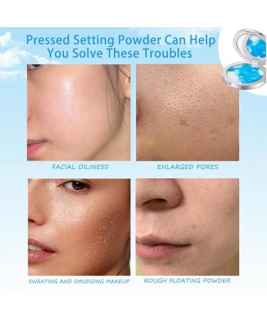 O'CHEAL Full Coverage Lightweight Natural Color CC Cream and Translucent Jelly Oil Control Concealer Setting Pressed Powder - Buy Online on GoSupps.com