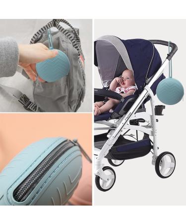 Shubeeieumi Silicone Pacifier Box - BPA-Free Storage Holder Case | Portable Dustproof Design Large Capacity (Blue) - Ideal for On-the-Go Moms - Buy Online on GoSupps.com