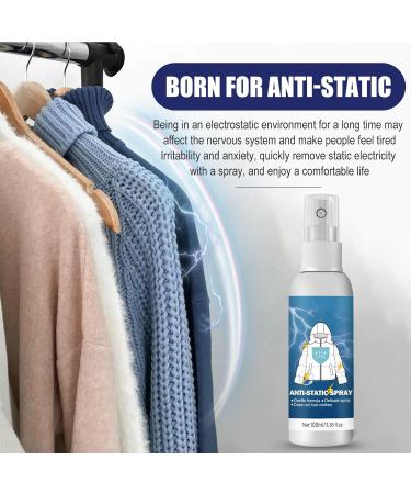 Tokaneit Anti Static Spray Anti Static Spray for Clothes Reduce Static Electricity in Clothes Clothes Static Remover Static Remover for Clothes Static Eliminator Spray Static Cling Remover 100ML 2PC - Buy Online on GoSupps.com