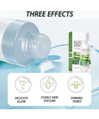 Face Toner 98% Aloe Vera Toner Face Moisturizer for Women Natural Aloe Vera Extract Korean Skincare for Deep Skin Hydration Promote Pore Minimizer&Exfoliating with Hyaluronic Acid Aloe Vera Gel - Buy Online on GoSupps.com