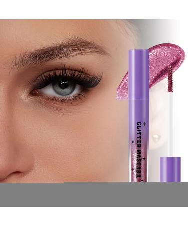  G n rique Glitter Mascara | Luminous for Parties Waterproof Eyelash Makeup with Lengthening and Curling Smudge-Proof and Long-Lasting for Women for Weddings Dates Evenings Stage - Buy Online on GoSupps.com