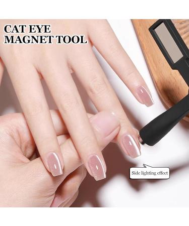 Joberio Cat Eye Magnet Tool Multi-Function Magnet Stick Nail Design Tools for Cat Eye Design Home Manicure Nail Supplies Black - Buy Online on GoSupps.com