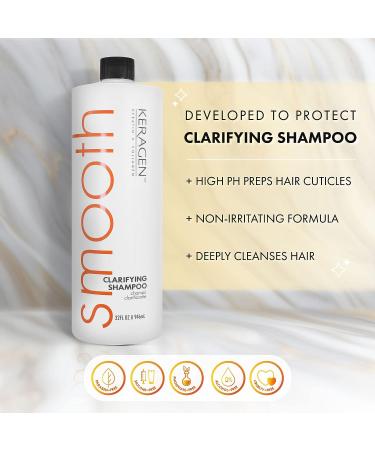 Keragen Hair Clarifying Shampoo 32 oz - Gentle Deep Cleansing Formula - Buy Online on GoSupps.com