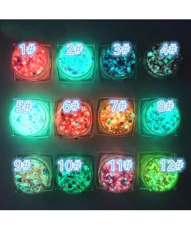 Glitter makeup for the body face and body - 12 colors of large glitter makeup - Glitter gel for lips and nails liquid eyeshadow - Buy Online on GoSupps.com