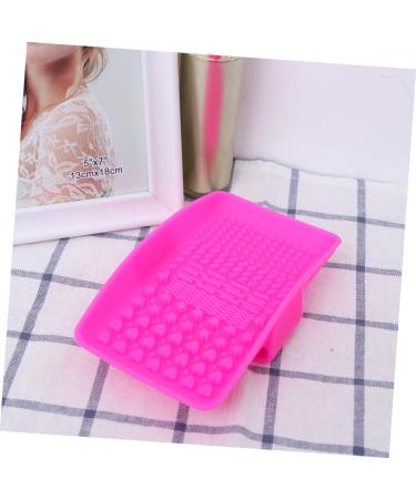 minkissy 1pc Brush Washing Mat Makeup Brush Scrubber Mat Makeup Brush Cleaner Mat Brush Cleaning Pad Silicone Makeup Brush Cleaning Mat Cleanser Hair Brush Cleaner Tool Portable Paint Brush - Buy Online on GoSupps.com