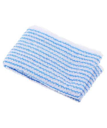 Beavorty Serviette De Bain Longue Exfoliante Pour Corps Serviette Avec Bande Exfoliante Pour Bain Pour Dos Sous La Douche