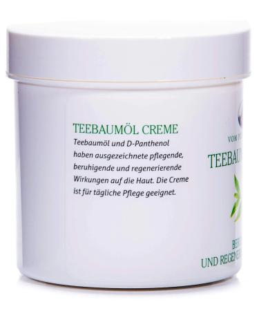 Pullach Hof Tea Tree Oil Cream | Ointment for Dryness | 250ml - Soothing Relief for Skin | International Shipping - Buy Online on GoSupps.com