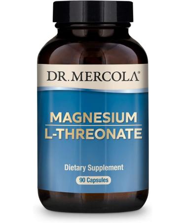 Dr. Mercola Magnesium L-Threonate & Calcium with D3 & K2 30 Servings - Bone Health Dietary Supplement | Non-GMO - Buy Online on GoSupps.com