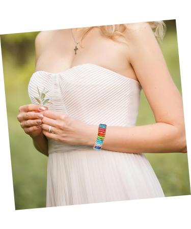 VALICLUD Natural Stone Bracelet Wristbands Bracelets Bohemian for Women Decorative Bracelet Braclet Crystal Beaded Aesthetic Bracelets for Women Boho Bracelets Manual Accessories Miss - Buy Online on GoSupps.com