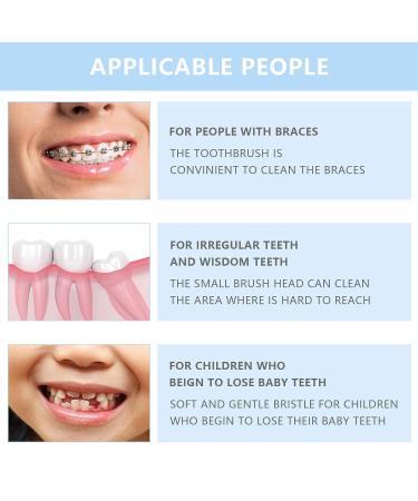 LOVEWEE End-Tuft Tapered Trim Toothbrush - 6 PCS Interspace Brush for Braces & Bridges - Buy Online on GoSupps.com