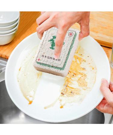 Kitchen Sponges Mahjong Design Dishes Sponge | Long-Lasting Wood Pulp Fiber Dishwasher Sponge for Kitchen Restaurants Canteens Dish Bowl Cleaning Tosier Hair - Buy Online on GoSupps.com