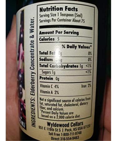 Organic Elderberry Juice Concentrate 12.5 fl. oz. - Pack of 2 | Pure & Natural - Buy Online on GoSupps.com