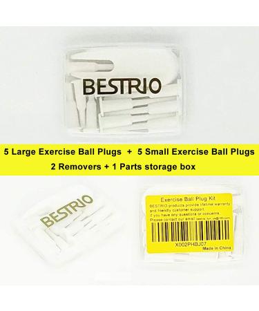 Yoga Ball Plug Replacement Kit - Small and Large Exercise Ball Plug for Fitness Ball - Yoga Ball Plug Replacement - Buy Online on GoSupps.com