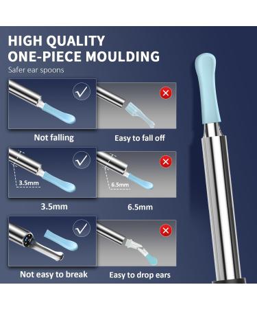 Furneet Ear Wax Removal Tool with 8 Pcs Ear Set | 1080P HD Camera and Light | Ear Cleaner Kit for iPhone, iPad, Android | Earwax Removal Kit - Buy Online on GoSupps.com