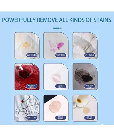 Laundry Cleaning Agent - Powerful Laundry Oil Stain Removal - Clothes Dry Cleaning Agent for Home Dorm Apartment Hotel School for Bed Sheet Clothes - Buy Online on GoSupps.com