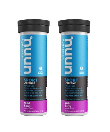 Nuun Hydration Drink Tab - Energy - Wild Berry - 10 Tablets - Case of 2
