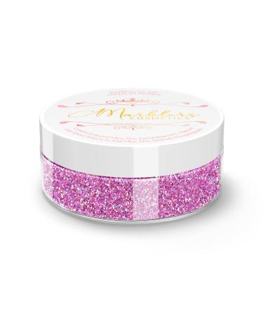 MARBLERS Cosmetic Grade Fine Holographic Glitter Holo Bubblegum 0.18oz (5g) | Non-Toxic | Vegan | Cruelty-Free | Eyeshadow Nail Polish Nail Art | Festival Rave & Party Makeup | Body & Face Fine Glitter 5g Pink Holo Bubblegum - Buy Online on GoSupps.com
