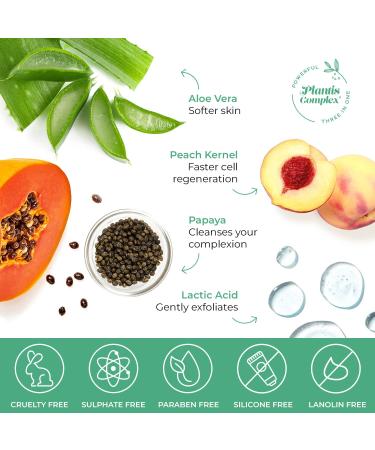 Plantifique Peach Foot Peel Mask - Exfoliating, Repairing & Softening - 1 Pack for Baby Soft Feet - Buy Online on GoSupps.com