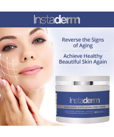Anti-Aging Exfoliating Peel Pads with Glycolic, Lactic, and Salicylic Acid - Smooth Fine Lines, Wrinkles, Dark Spots & Enhance Skin Texture - Buy Online on GoSupps.com