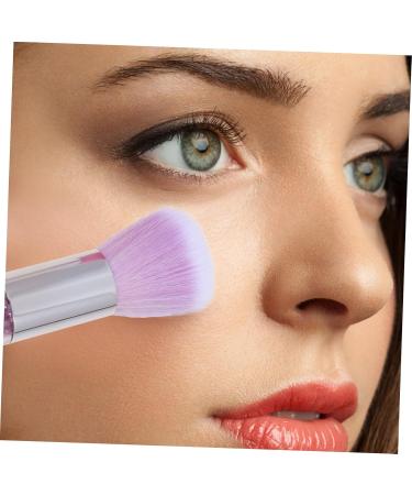 9 Pieces Makeup with Transparent Handle Nail Brush Makeup Brush Powder Makeup Brush Blush for Cheeks Foundation Brush Makeup Accessory Diamond Makeup Tools - Buy Online on GoSupps.com