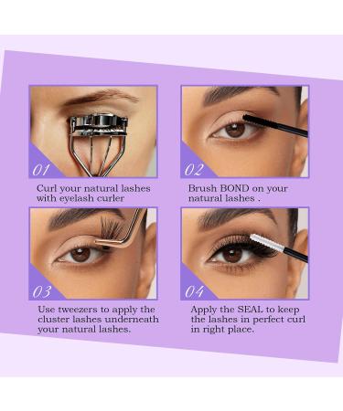 WENDY 60D+80D Cluster Lashes - DIY 3D Effect Eyelash Extensions (12-16mm) | Soft & Wispy Individual Lashes for Stunning Looks - Buy Online on GoSupps.com