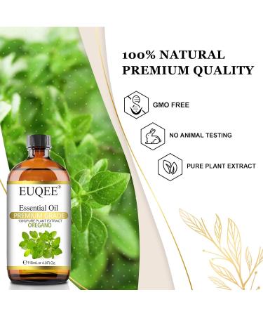 EUQEE Oregano Essential Oil 118ml - Pure Natural Oil for Diffusers and Aromatherapy at Home - Buy Online on GoSupps.com