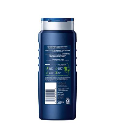 Buy Nivea Men Vitality Body Wash Lime & Sage 16.9 Fl. Oz | Refreshing Grooming for Men | Shop Internationally - Buy Online on GoSupps.com