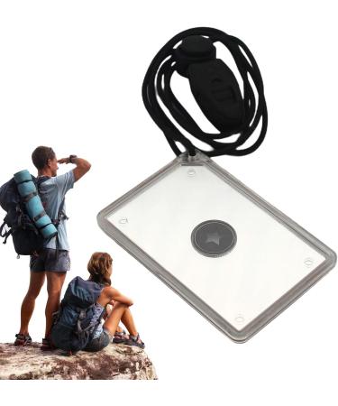 Lesunbak Rescue Mirror - Multifunctional Survival Signal Mirror for Outdoor Adventures | Portable Camping Tool for Backpacking - Buy Online on GoSupps.com