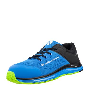 Albatros Lift Impulse safety shoe work shoe S1P ESD Fiberglasskap Penal protection metal -free slide -resistant Heat -resistant men 45 EU blue