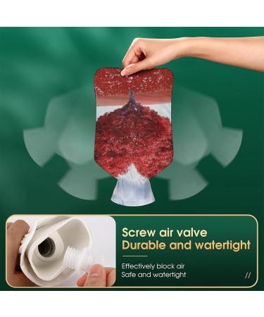 Red Love Tree Hot Water Bottle with Plush Cover - Hand Warmer for Adults & Kids | 26.5x15.3 cm - International Shipping - Buy Online on GoSupps.com