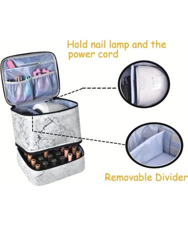 Sac d'organisateur de vernis ongles double couche - Buy Online on GoSupps.com