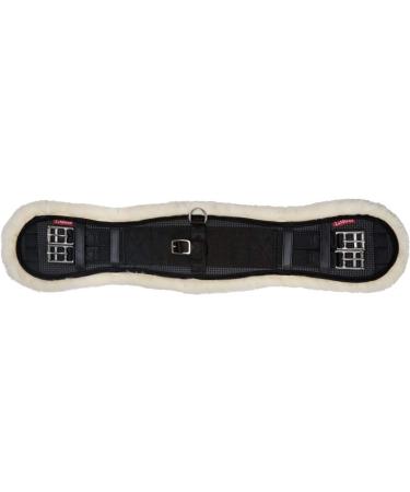 LeMieux Merino+ Integrated Mono Girth Dressage Girths 60cm Black / Natural - Buy Online on GoSupps.com