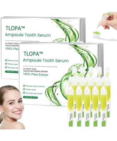 Tlopa ampoule toothpaste Tlopa ampoule Essence toothpaste tlopa ampoules tooth serum tooth whitening gel 3V fruit acid tooth whitening disposable toothpaste removal of tartar & dental cover