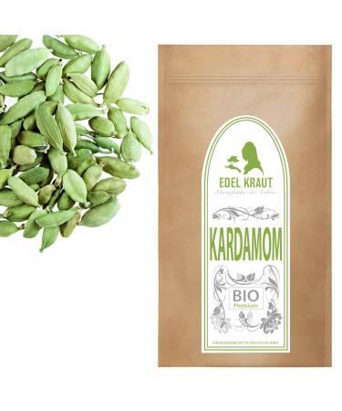 Organic Cardamom Capsules 500g - Premium Green Whole Spices | 100% Natural & Additive-Free - Noble Herb - Buy Online on GoSupps.com
