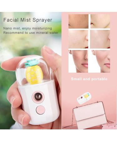 Mini Nano Facial Moisturizing Sprayer USB Charging Handheld Skin Hydrating Mist Sprayer for Face Care Pure Daily Use - Buy Online on GoSupps.com