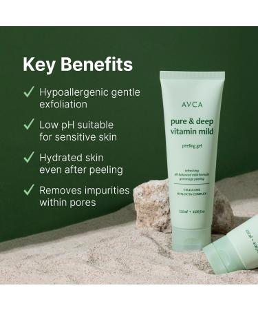 Shop Facial Vitamin Peeling Gel - Low pH Korean Cleanser with Hyaluronic Acid & Vitamins | International Shipping Available - Buy Online on GoSupps.com