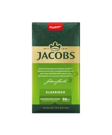 Buy Jacobs Filter Coffee Auslese Classic 500g - Premium Ground Coffee for International Shipping - Buy Online on GoSupps.com
