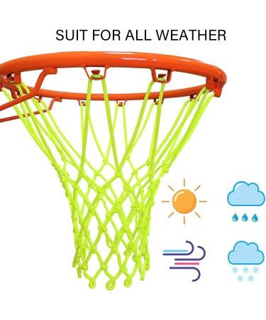 Luminous Nightlight Basketball Net - Portable Sun Powered Outdoor Sports Nylon - Buy Online on GoSupps.com