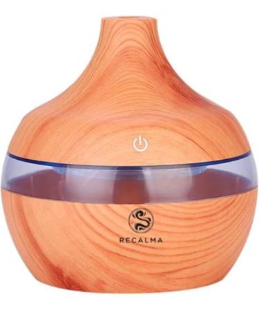 RECALMA 300ML Aroma Diffuser | Ultrasonic Humidifier & Oil Evaporator | 7-Color LED | BPA-Free for Home Office & Spa - Buy Online on GoSupps.com