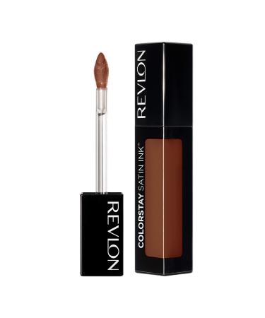 Liquid Lipstick By Revlon  Lip Makeup  ColorStay Satin Ink  Longwear Rich Lip Colors  Formulated with Black Currant Seed Oil  003 In So Deep  0.17 Fl Oz RV CS SATIN INK IN SO DEEP 0.17 Fl Oz (Pack of 1)