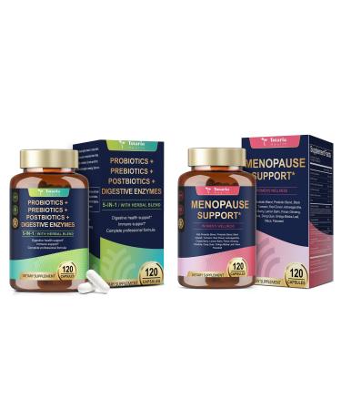 Totaria Women Menopause Capsules Women & Men s Probiotic Prebiotic & Postbiotic Capsules Bundle
