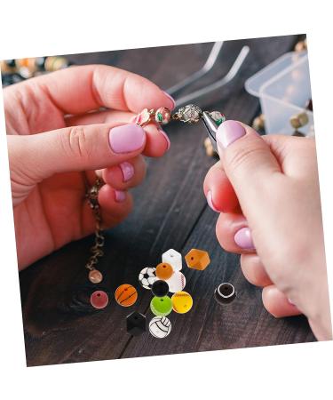 COHEALI 880 Pcs Silicone Bead Kit for Baby Necklace and Jewelry DIY - Hexagon and Round Beads for Teething and Pacifier Clip - As Shown - Buy Online on GoSupps.com