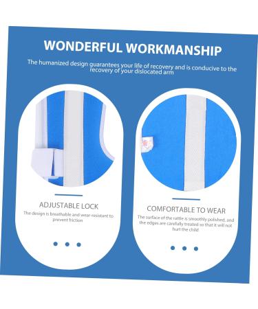 FRCOLOR Humerus Fixation Strap - Support Belt for Shoulder Rehabilitation | 36x15x2cm Blue - Medical Joint Tape & Steel Plate for Humeral Shaft Stability - Buy Online on GoSupps.com